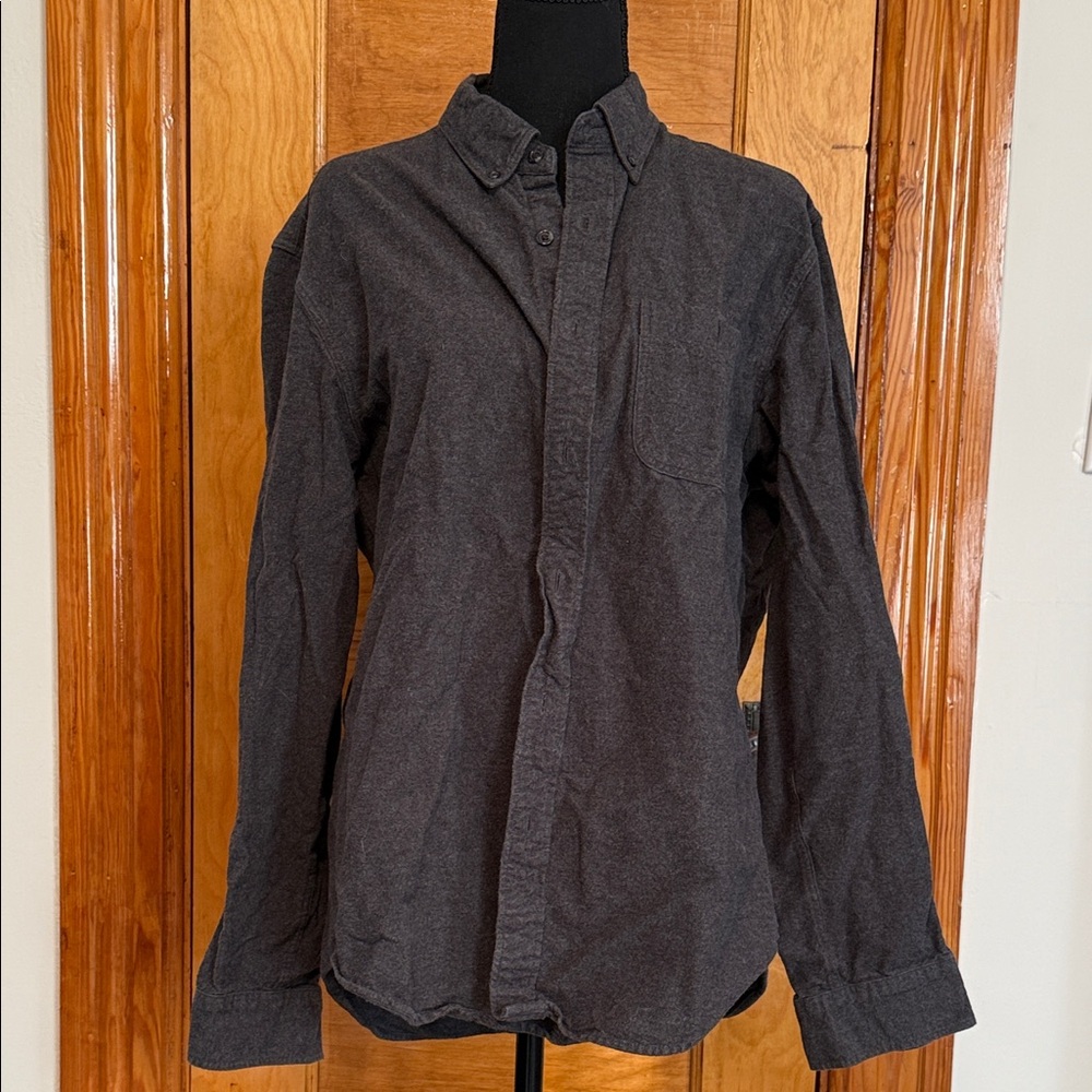 J-Crew Black Button-Up Shirt